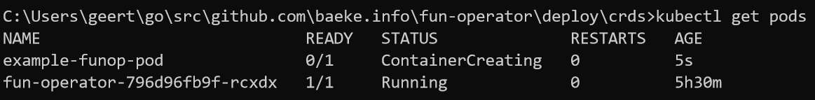Creating a Kubernetes operator on Windows and WSL – baeke.info
