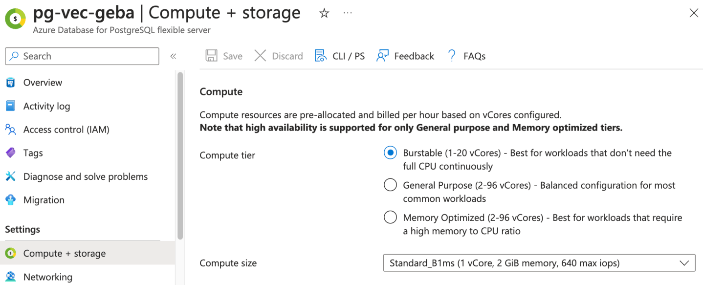 Using Azure Database for PostgreSQL as a vector store – baeke.info